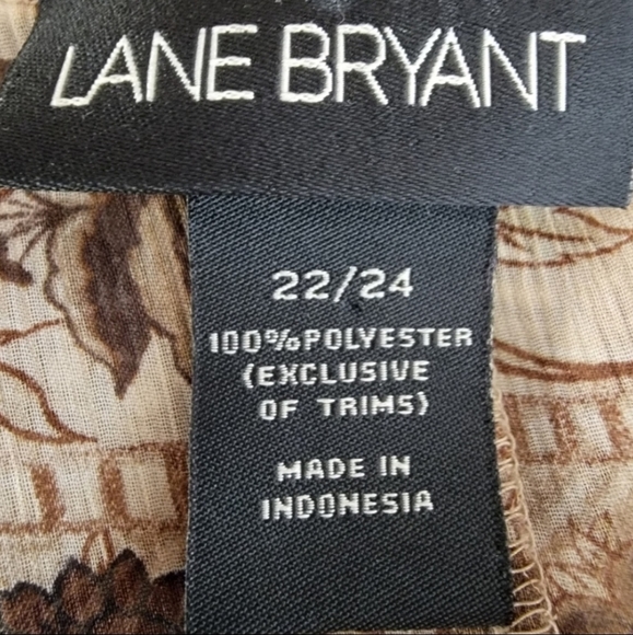 Lane Bryant bohemian floral lace tassle top w/tassels & Lace 22/24 - Picture 6 of 6